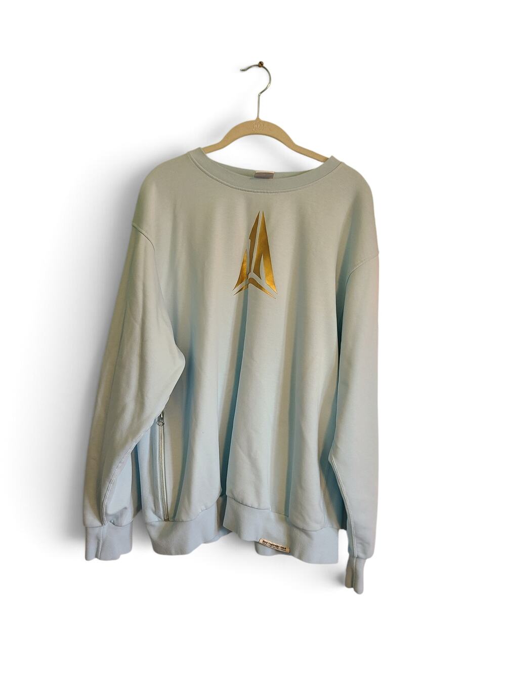 NIKE JA Standard Issue Men's Dri-FIT Crew Neck Sweatshirt Glacier Blue XL